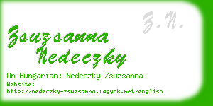 zsuzsanna nedeczky business card